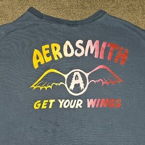 Vintage Aerosmith Graphic Tee in Blue